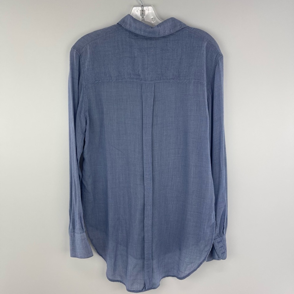 Free People That’s A Wrap Shirts Blue Size S - Picture 10 of 12